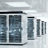interior view of a data center