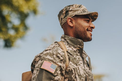 military soldier in uniform