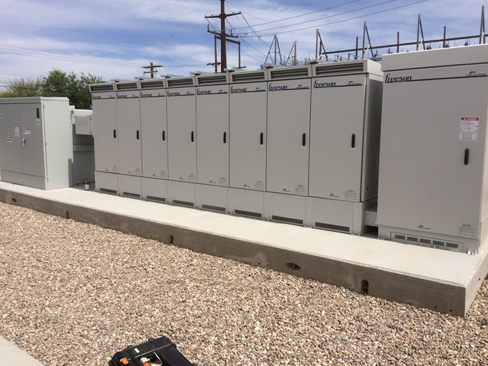 Solar battery storage system
