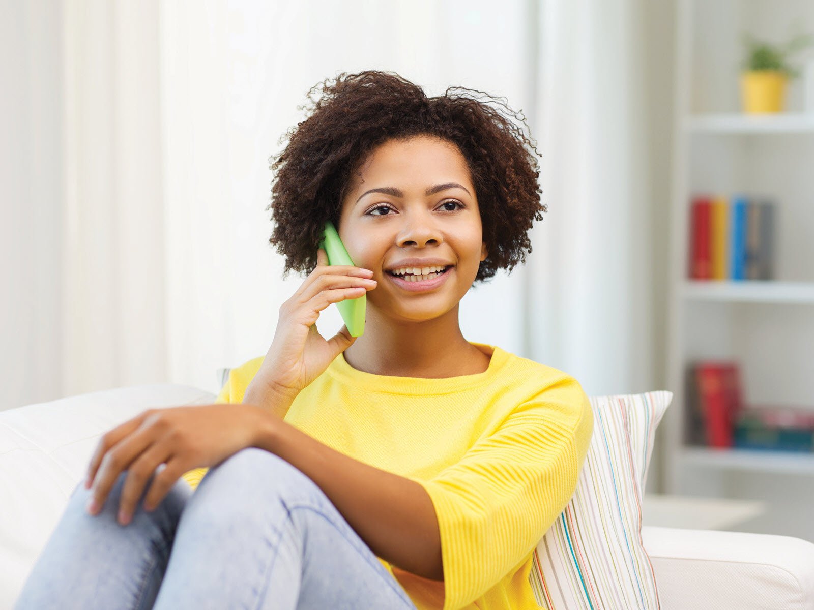 Woman on the phone