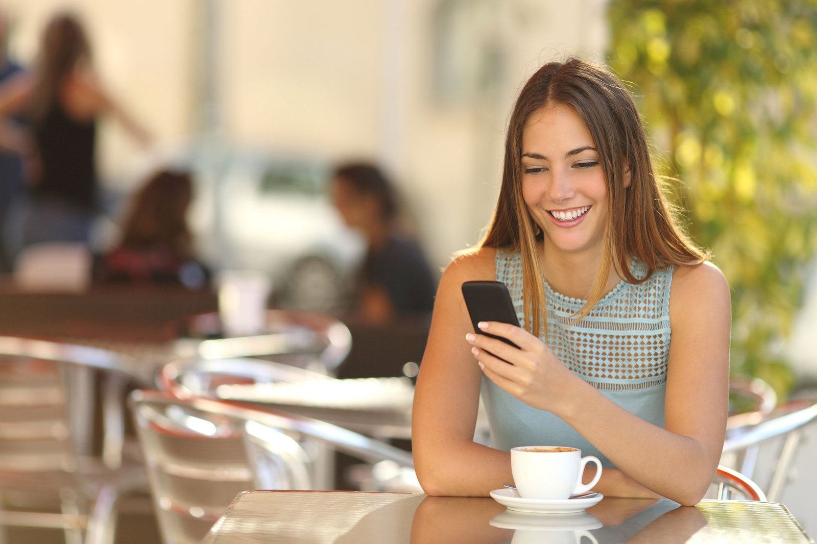 woman on cell phone